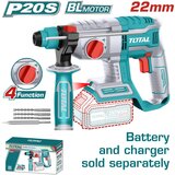 Total Akumulatorski rotacijski čekić 1100rpm/5400bpm /2.0J/P20S/ INDUSTRIAL (Bez baterije) (TRHLI20208) | shoptok.hr