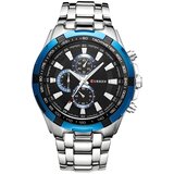  Sat CURREN EN-14407 - Srebrna / Crna / Plava KP14407 Cene