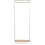 YES EVERYDAY Bel/v naravni barvi jeklen obešalnik 63x180 cm Haldor – | Shoptok.si