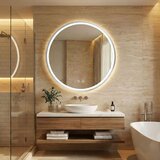 REA Bath Ogledalo LED 90cm MMJ BRUSH SILVER | shoptok.hr