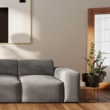 Rodier Siva sedežna garnitura iz rebrastega žameta 285 cm Villet – | Shoptok.si