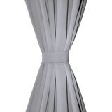  Zavjesa za Zamračivanje s Metalnim Prstenovima 2 kom 135x175 cm Siva | shoptok.hr