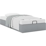 vidaXL Okvir za krevet bez madraca svjetlosivi 90x190 cm od tkanine | shoptok.hr