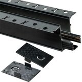 Mitea Lighting Šina za Magnetnu Rasvetu, 1m, Ugradna, 48V, LED, Crna Cene