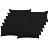 Presvlaka za jastuk 12 pcs HEERLEN Crna 40 x 80 cm Bouclé | shoptok.hr