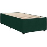 Box spring krevet s madracem tamnozeleni 90x190 cm baršunasti | shoptok.hr