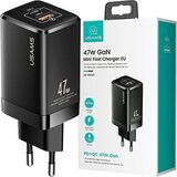 Usams T41 OMREŽNI POLNILEC USB-C+USB 47W PD QC HITRO POLNJENJE ZA TELEFON, (21974680) | Shoptok.si