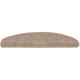  Prostirke za stepenice 15 kom 65x21x4 cm Smeđe poluokrugle velike | shoptok.hr
