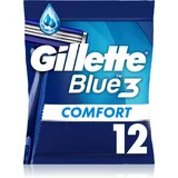 Gillette Blue 3 Comfort brivniki za enkratno uporabo za moške 12 kos