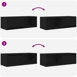 vidaXL TV ormarići 2 kom crni hrast 80x31x25,5 cm konstruiranog drva | shoptok.hr