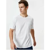 Koton Men's T-shirt 4sam10228hk White Cene