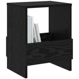 vidaXL Regal za revije 2 pcs Črna Orehovina 35 x 30 x 45 cm, (5000152614) | Shoptok.si