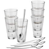 Wmf Steklene skodelice z žlicami v srebrni barvi v kompletu 6 ks 280 ml - Cene