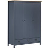  Garderobna omara s 3 vrati Hill Range 127x50x170 cm borovina | Shoptok.si