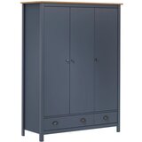  Trokrilni ormar Hill sivi 127 x 50 x 170 cm od masivne borovine | shoptok.hr