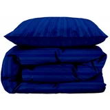 Södahl Temno modra posteljnina za zakonsko posteljo/podaljšana iz damasta 200x220 cm Noble –