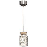  Klausen 142030 - LED luster na sajli SHOCK LED/5W/230V sjajni hrom/drvo | Eponuda.com