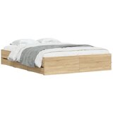 Okvir za krevet s ladicama boja hrasta 140x190 cm drveni | shoptok.hr