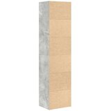 vidaXL Regal za knjige boja betona 31x24x127 cm konstruirano drvo | shoptok.hr