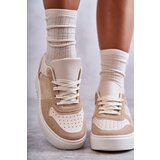 Boto Women's Low Sport Shoes On The Platform Beige Kyllie | Shoptok.si