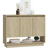 vidaXL komoda sonoma hrast 97x31x75 cm iverna plošča | Shoptok.si