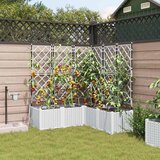  Vrtna saksija 5 pcs Bijeli 120 x 120 x 142 cm Plastika | shoptok.hr