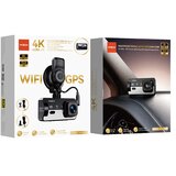  Auto kamera MOXOM MX-DC01 dual 4K/720p Wifi crna Cene