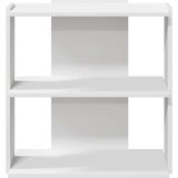vidaXL Knjižna omara 3-nadstropna bela 60x30x60 cm inž. les | Shoptok.si