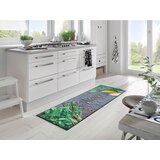 wash+dry KUHINJSKI TEKAČ Bon Appétit 60/180 cm potiskano siva, zelena | Shoptok.si