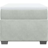 vidaXL box spring krevet s madracem svjetlosivi 90x190 cm baršunasti | shoptok.hr