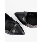 GOODIN Black pumps with a snake pattern | Shoptok.si