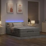 vidaXL Otomanski krevet s madracem i LED 140x200 cm baršunasti Cijene