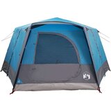  Kabinski šator s krovom s pohranom Plava 400 x 350 x 212 cm | shoptok.hr