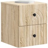  Stenski nočni omarici s predalom Sonoma hrast 33 x 34,5 x 40 cm, (5000209842) | Shoptok.si