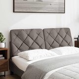 Maison Chic posteljno vzglavje - vzglavna omarica - vzglavna stranica taupe 120 cm blago, (21704036) Cene