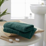 Catherine Lansfield Temno zelene frotirne bombažne brisače v kompletu 2 ks 30x30 cm Anti-Bacterial – | Shoptok.si
