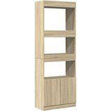 Maison Chic Visoka omara - Komoda - Predalnik sonoma hrast 63x33x180 cm inženirski les, (21720285) Cene