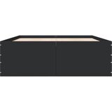  Okvir kreveta crni 120 x 200 cm od konstruiranog drva | shoptok.hr