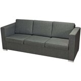  Sedežna garnitura 2-delna blago temno siva | Shoptok.si