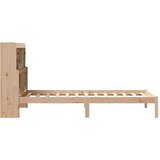  Krevet s regalom za knjige bez madraca 75x190 cm borovina | shoptok.hr