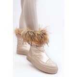 Big Star Women's Snow Boots With Fur Beige | Shoptok.si