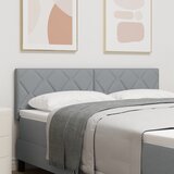 vidaXL LED uzglavlje dizajn dijamantskih blokova svjetlosivo 144 cm tkanina, uzglavlje dizajn dijamantskih blokova svjetlosivo 140 cm tkanina | shoptok.hr
