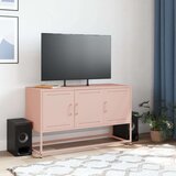vidaXL TV ormarić ružičasti 100,5x39x60,5 cm čelični | shoptok.hr