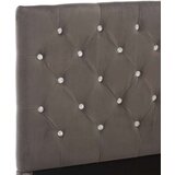  Za krevet sivi baršunasti 160 x 200 cm | shoptok.hr