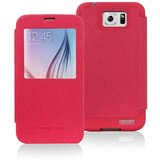  Preklopni ovitek / etui / zaščita Mercury WOW Bumper View Case za Samsung Galaxy S6 Edge+ - roza Cene