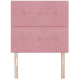  Naslon za glavo s gumbi, tufted, roza, 100 cm, žamet, (22051275) | Shoptok.si