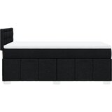 Box spring krevet s madracem crni 80 x 200 cm od tkanine | shoptok.hr