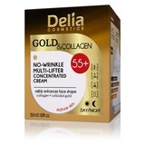 Delia GOLD & COLLAGEN Koncentrovana krema sa koloidnim zlatom i kolagenom protiv bora 55+ za lifting lica 50ml Cijene
