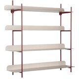 PT LIVING Bordo/siva metalna polica s više razina 60 cm Reina Cuatro – Cijene
