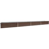 Furnova Visoka greda pocinkano jeklo 600x80x45 cm rjava, (21921293) | Shoptok.si